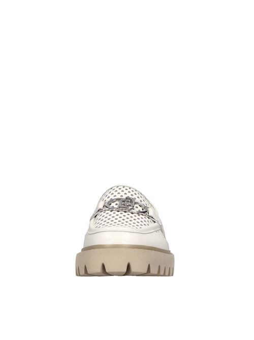 Mocassini modello CORA in pelle LIU JO | CORA 02BIANCO